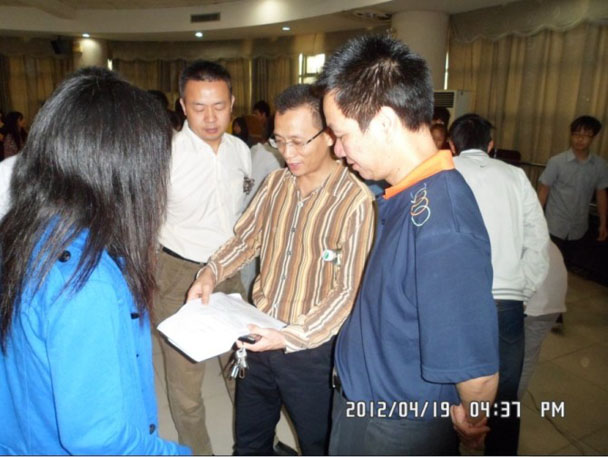 容大队长和分团委欧书记现场指导